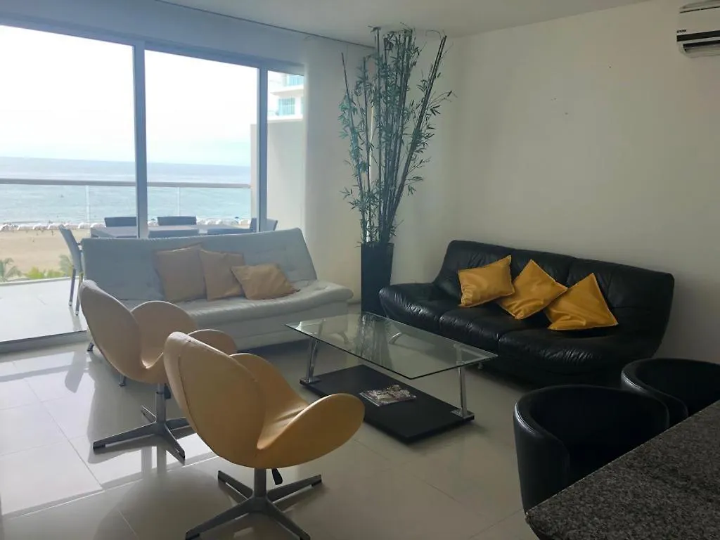 Apartamento Morros Epic Vista Al Mar-Salida Directa A La Playa Cartagena